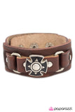 Paparazzi "The Musketeer" Brown Urban Bracelet Unisex Paparazzi Jewelry