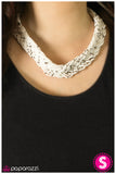 Paparazzi "The Need For BEAD" White Necklace & Earring Set Paparazzi Jewelry