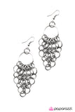 Paparazzi "The Net - Black" earring Paparazzi Jewelry