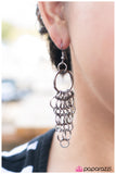 Paparazzi "The Net - Black" earring Paparazzi Jewelry