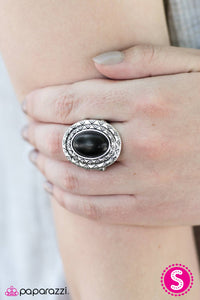 Paparazzi "The Next WEST Thing" Black Ring Paparazzi Jewelry