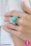 Paparazzi "The Next WEST Thing - Blue" ring Paparazzi Jewelry
