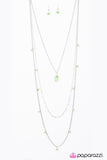 Paparazzi "The Night Life - Green" necklace Paparazzi Jewelry