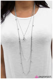 Paparazzi "The Night Life - Silver" necklace Paparazzi Jewelry
