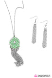 Paparazzi "The North Star - Green" necklace Paparazzi Jewelry
