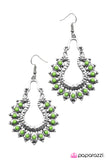 Paparazzi "The Old West - Green" earring Paparazzi Jewelry