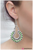 Paparazzi "The Old West - Green" earring Paparazzi Jewelry