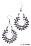 Paparazzi "The Old West - Purple" earring Paparazzi Jewelry