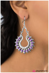 Paparazzi "The Old West - Purple" earring Paparazzi Jewelry