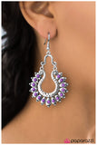 Paparazzi "The Old West - Purple" earring Paparazzi Jewelry