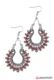 Paparazzi "The Old West - Red" earring Paparazzi Jewelry