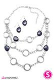 Paparazzi "The Optimist" Blue Necklace & Earring Set Paparazzi Jewelry