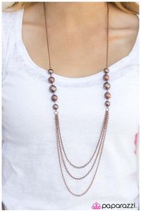 Paparazzi "The Outer Limits" Copper Necklace & Earring Set Paparazzi Jewelry