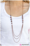 Paparazzi "The Outer Limits" Copper Necklace & Earring Set Paparazzi Jewelry