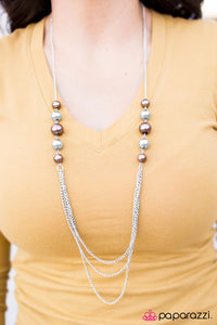 Paparazzi "The Outer Limits" Brown Necklace & Earring Set Paparazzi Jewelry