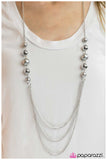 Paparazzi "The Outer Limits" Silver Necklace & Earring Set Paparazzi Jewelry