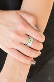 Paparazzi VINTAGE VAULT "The Overachiever" Green Ring Paparazzi Jewelry