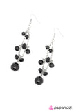 Paparazzi "The Path Of Least Resistance" Black 001LM Earrings Paparazzi Jewelry