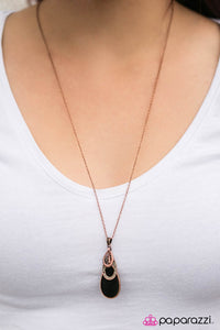 Paparazzi "The Perfect Storm" Copper Necklace & Earring Set Paparazzi Jewelry