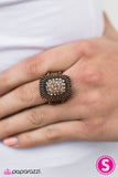 Paparazzi "The Picture Show - Copper" ring Paparazzi Jewelry