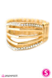 Paparazzi "The Point Of No Return" Gold Ring Paparazzi Jewelry