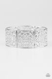 Paparazzi "The Price Of FRAME - Silver" bracelet Paparazzi Jewelry