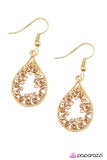 Paparazzi "The Princess Diaries - Gold" earring Paparazzi Jewelry