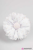 Paparazzi "The Prize Shimmer - White" hair clip Paparazzi Jewelry