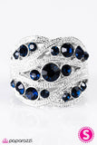 Paparazzi "The Queen has Arrived - Blue" ring Paparazzi Jewelry