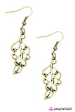 Paparazzi "The QUILL Of It All" Brass Earrings Paparazzi Jewelry