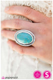 Paparazzi "The Rancher" Blue Ring Paparazzi Jewelry
