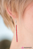 Paparazzi "The Rebel In Me" Red Necklace & Earring Set Paparazzi Jewelry