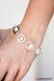 Paparazzi "The Rich and FRAME-ous" White Bracelet Paparazzi Jewelry