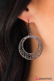 Paparazzi "The Rising Sun - Black" earring Paparazzi Jewelry