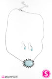 Paparazzi "The Royal Opera" Blue Necklace & Earring Set Paparazzi Jewelry