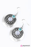 Paparazzi "The Scenic Trail - Blue" earring Paparazzi Jewelry