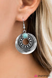 Paparazzi "The Scenic Trail - Blue" earring Paparazzi Jewelry