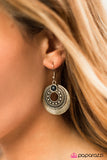 Paparazzi "The Scenic Trail - Brass" earring Paparazzi Jewelry