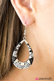 Paparazzi "The Shape Of You - Black" earring Paparazzi Jewelry