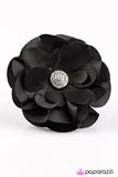 Paparazzi "The Shirley Temple - Black Hair Clip" hair clip Paparazzi Jewelry