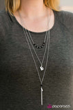 Paparazzi "The Songbird" Black Necklace & Earring Set Paparazzi Jewelry