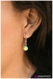 Paparazzi "The Songbird" Green Necklace & Earring Set Paparazzi Jewelry