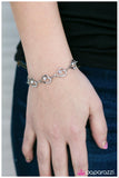 Paparazzi "The Song Of The Heart" White Bracelet Paparazzi Jewelry