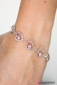 Paparazzi "The Song Of The Heart" Pink Bracelet Paparazzi Jewelry