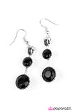 Paparazzi "The SPARK-est Hour" Black Earrings Paparazzi Jewelry