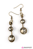 Paparazzi "The SPARK-est Hour" Brass Earrings Paparazzi Jewelry