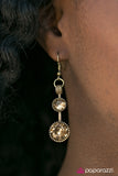 Paparazzi "The SPARK-est Hour" Brass Earrings Paparazzi Jewelry