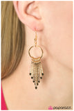 Paparazzi "The Speed of Light - Gold" earring Paparazzi Jewelry