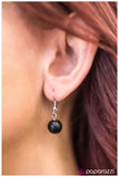 Paparazzi "The Start of Something Beautiful" Black Necklace & Earring Set Paparazzi Jewelry