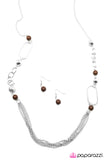 Paparazzi "The Start of Something Beautiful - Brown" necklace Paparazzi Jewelry